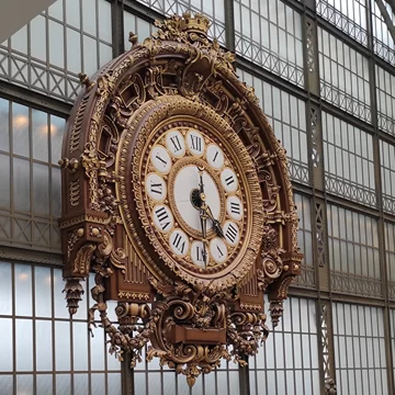 The clock in Orsay.