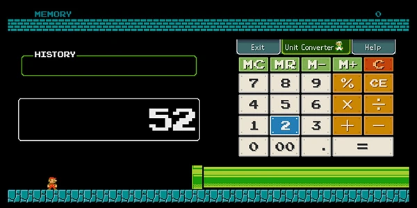 A super mario calculator DSIWare