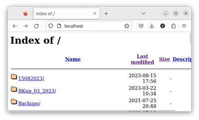 Apache server for media files