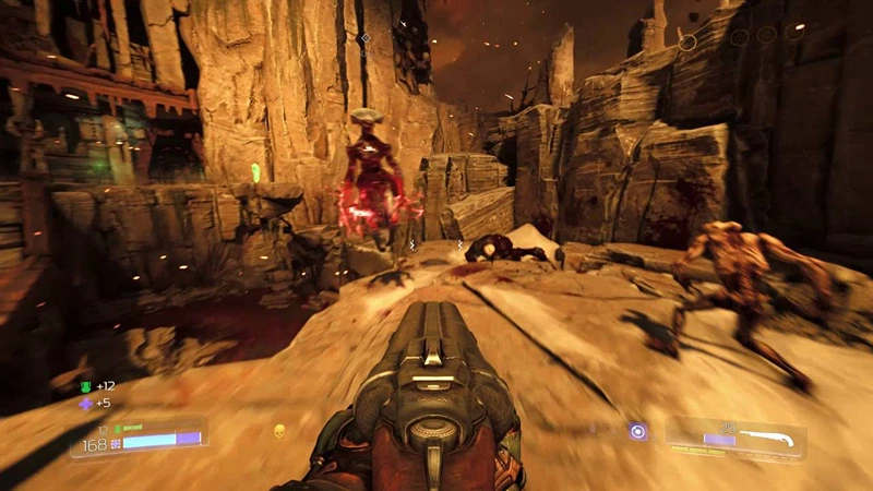 a screenshot of Doom 2016