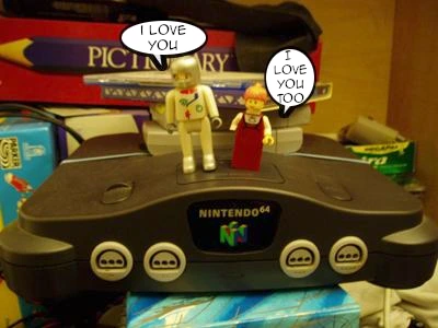 Happy wedding on a Nintendo 64